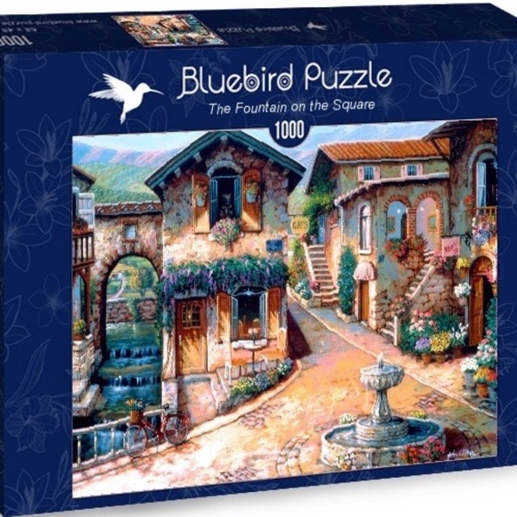 BRAND NEW!  BLUEBIRD puzzle 1000  - The Fountain on the Square - Picture 1 of 1